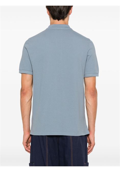 Polo con applicazione Fox Head in blu Maison kitsuné - uomo MAISON KITSUNÉ | LM00208KJ7002P154